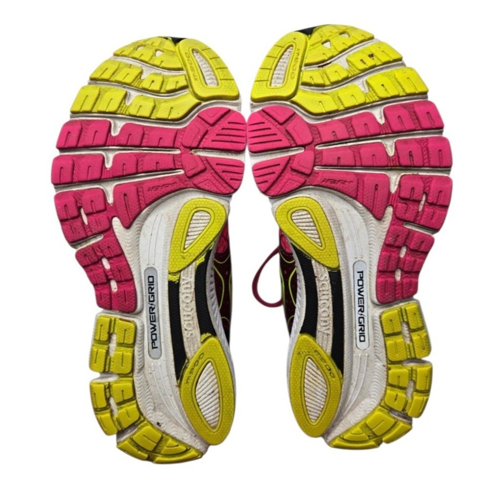 Saucony Breakthru PowerGrid Running Shoes Womens 6.5 Pink Citron S10265-1 - Picture 10 of 16